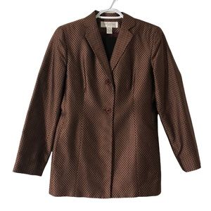 Jones New York 100% Silk Blazer